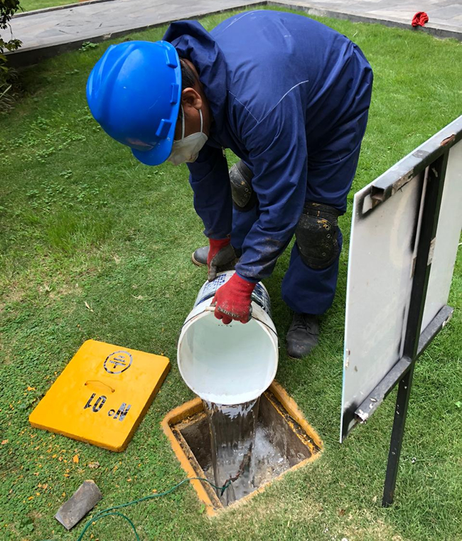 AMantenimiento de pozos a tierra - Alcoinsac